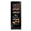 Avintage Built In Wine Fridge - 30cm Dual Zone 25 Bottle Black - AVU27TDZB1
