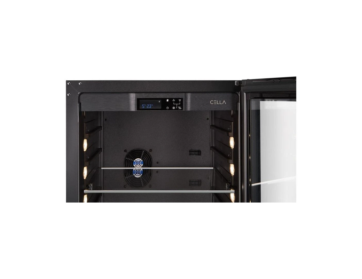 CELLA - 487 Can / 388L Beverage Cooler - BV163S-BLACK - Image 10