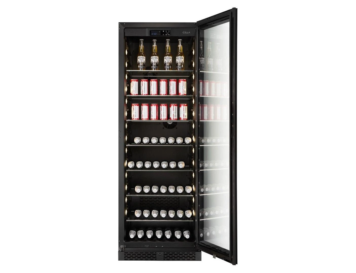 CELLA - 487 Can / 388L Beverage Cooler - BV163S-BLACK - Image 3
