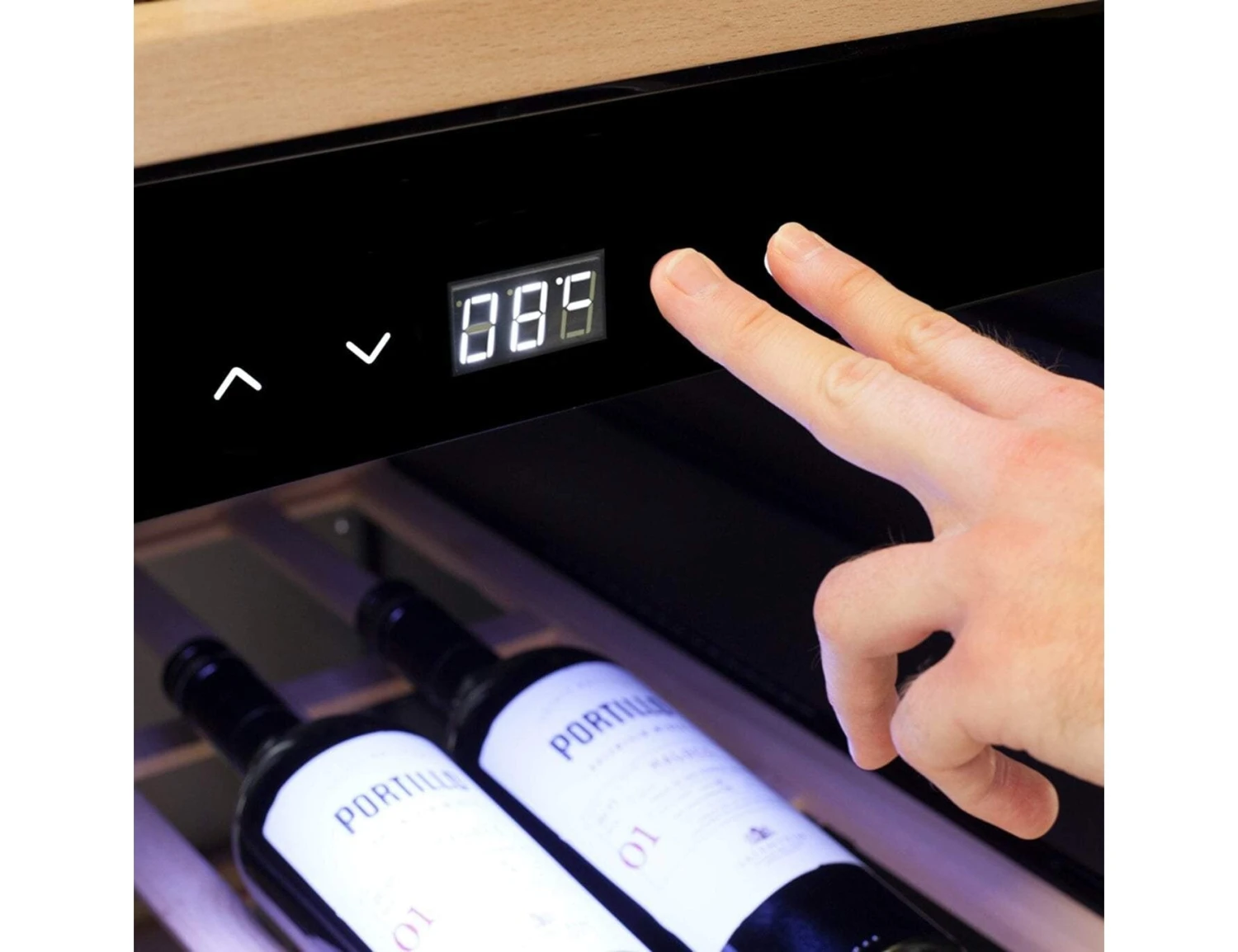 CASO Freestanding Wine Cooler - 38 Bottle Dual Zone 400mm Black - WineExclusive 38 - Image 5