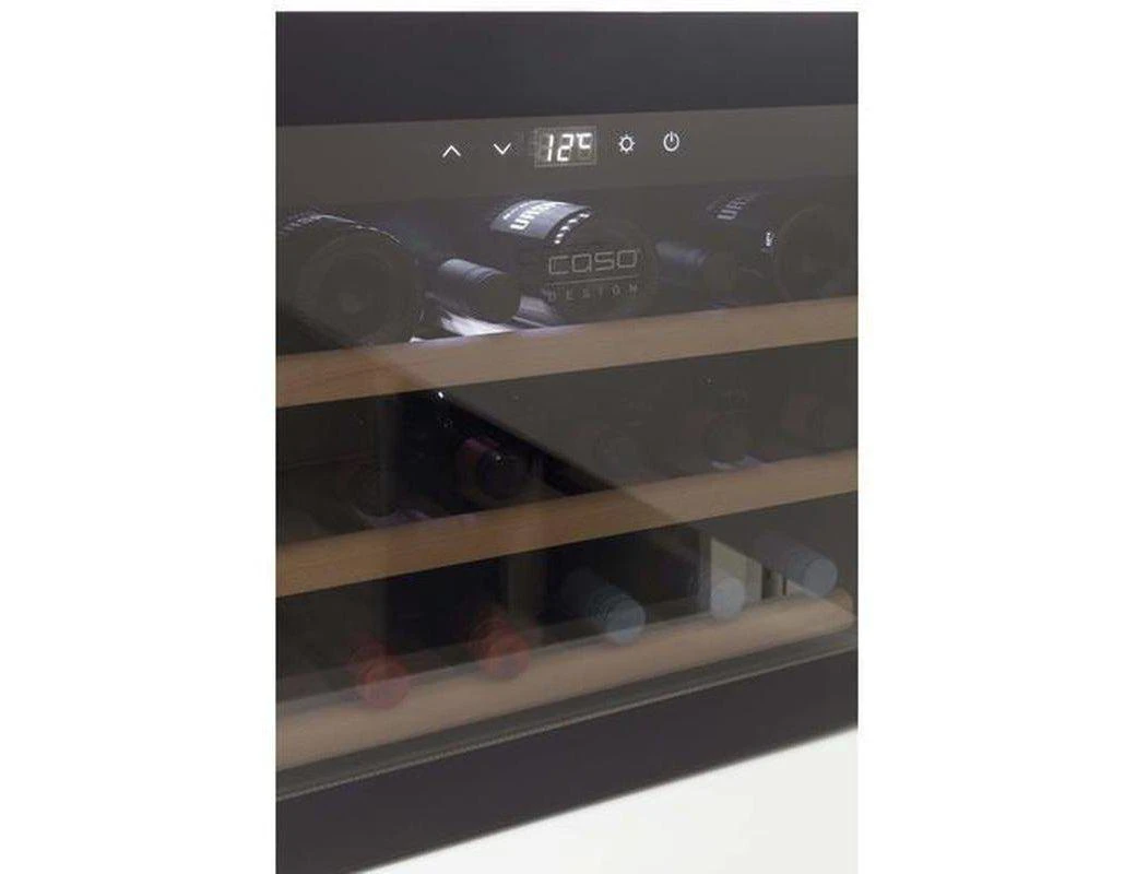 CASO Integrated Wine Fridge - 18 Bottle 600mm Black - WineSafe 18 EB - Image 4