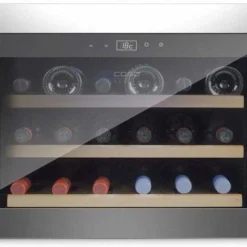 CASO Integrated Wine Fridge - 18 Bottle 600mm Grey - WineSafe 18 EB Inox 629