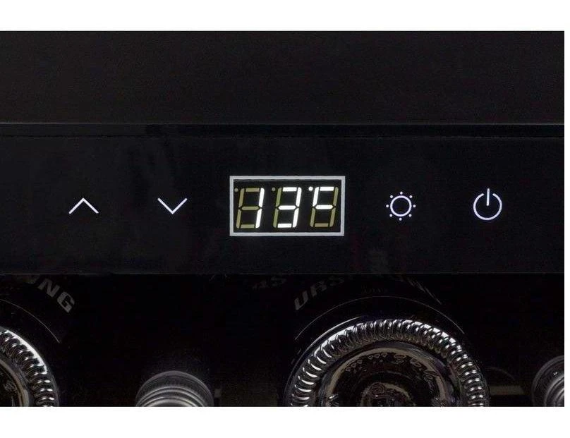 CASO Integrated Wine Fridge - 18 Bottle 600mm Grey - WineSafe 18 EB Inox 629 - Image 4