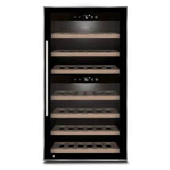 CASO Wine Cooler - 66 Bottle Dual Zone Black - WineComfort 66