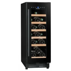 Climadiff 30cm Built In Wine Cooler - 18 Bottle Black - CBU18S2B