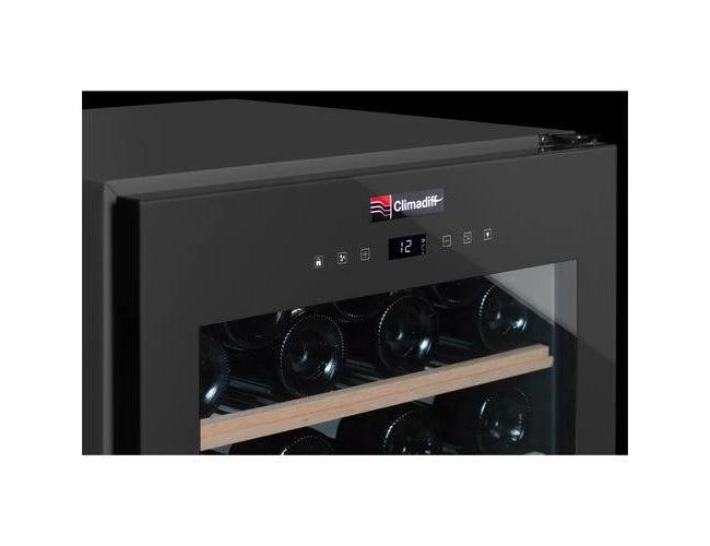 Climadiff 40cm Freestanding Wine Cooler - 41 Bottle Black - CS41B1 - Image 3