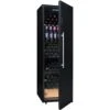 Climadiff Wine Cabinet - 250 Bottle Multi Zone 600mm Black - PCLP251