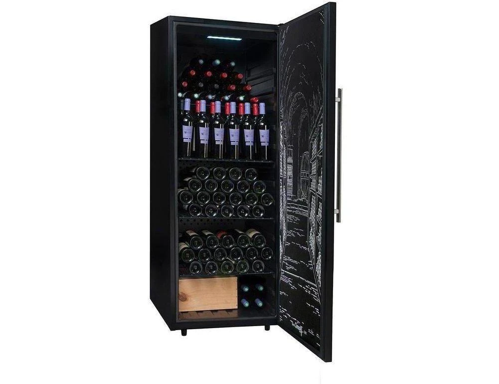Climadiff Wine Fridge Cabinet - 205 Bottle Multi Zone 600mm Black - PCLP205 - Image 2