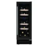 Dunavox 30cm Wine Cooler - 17 Bottle Dual Zone Black - DAUF-17.58DB