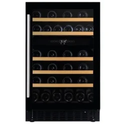 Dunavox Built In 50cm Dual Zone Wine Cooler - 38 Bottle Black - DAUF-38.100DB