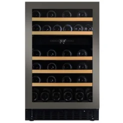 Dunavox Built In 50cm Wine Cooler - 38 Bottle Dual Zone Stainless Steel - DAUF-38.100DSS.TO