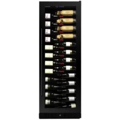 Dunavox Built In Black Wine Cooler - 143 Bottle 655mm Black - DX-143.468B