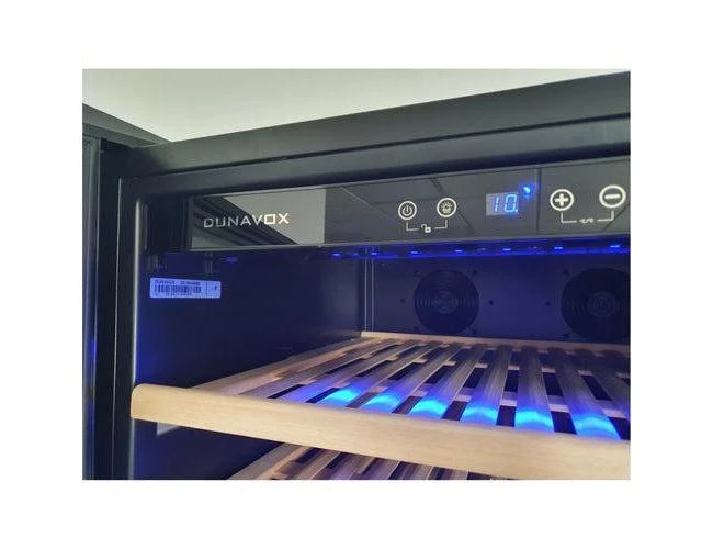Dunavox Built In Wine Cooler - 194 Bottle 655mm Black - DX-194.490BK - Image 8