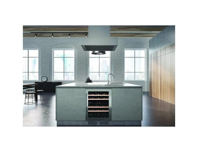 Dunavox Built In Wine Cooler - 39 Bottle Dual Zone 600mm Stainless Steel - DAUF-39.121DSS - Image 2