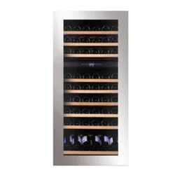 Dunavox Dual Zone Integrated Wine Cooler - 72 Bottle 600mm Stainless Steel - DAVG-72.185DSS.TO