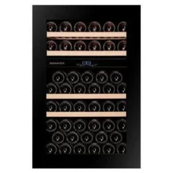 Dunavox Dual Zone Integrated Wine Fridge - 49 Bottle 600mm Black - DAVG-49.116DB.TO