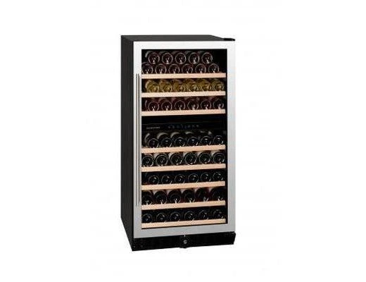 Dunavox Freestanding Wine Fridge - 94 Bottle Dual Zone 600mm Stainless Steel - DX-94.270SDSK - Image 2