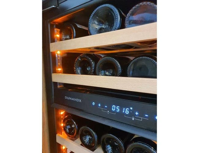 Dunavox Fully Integrated Wine Fridge - Dual Zone 600mm 32 Bottle - DAVG-32.80DOP.TO - Image 3
