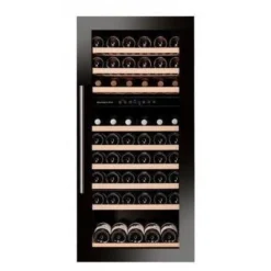 Dunavox Integrated Black Wine Cooler - Dual Zone 600mm 72 Bottle - DAVS-72.185DB