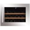 Dunavox Integrated Stainless Steel Wine Cooler - 600mm 18 Bottle - DAVS-18.46SS
