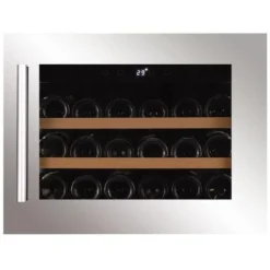 Dunavox Integrated Stainless Steel Wine Cooler - 600mm 18 Bottle - DAVS-18.46SS