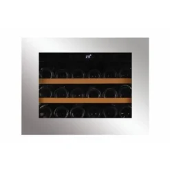 Dunavox Integrated Wine Cooler - 600mm Stainless Steel 18 Bottle - DAVG-18.46SS.TO
