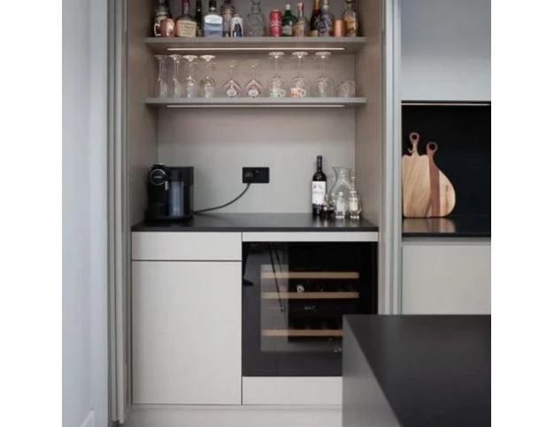 Dunavox Integrated Wine Fridge - Dual Zone 600mm Stainless Steel 25 Bottle - DAVG-25.63DSS.TO - Image 2