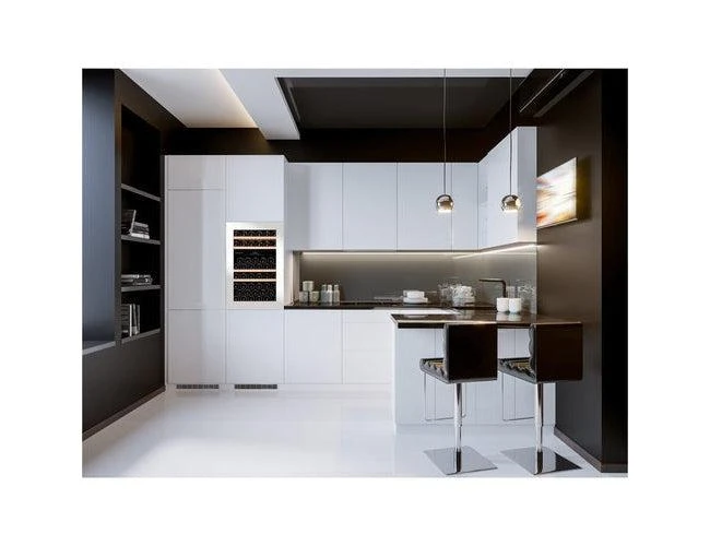 Dunavox Integrated Wine Fridge - Dual Zone 600mm Stainless Steel 49 Bottle - DAVG-49.116DSS.TO - Image 2