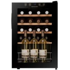 Dunavox Freestanding Wine Cooler - 430mm Black 20 Bottle - DXFH-20.62