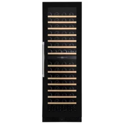 Dunavox Built In Wine Cooler - Dual Zone 600mm Black 123 Bottle - DX-123.338DB