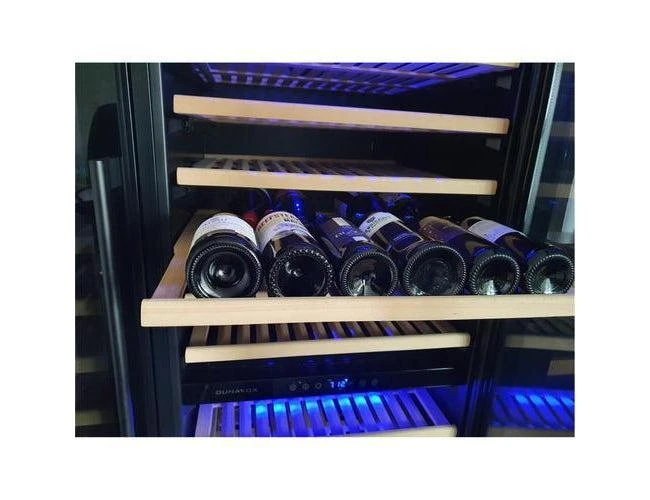 Dunavox Wine Fridge - Dual Zone 655mm Stainless Steel 181 Bottle - DX-181.490SDSK - Image 7