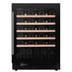 Dunavox Under Counter 60cm Wine Fridge - 600mm Black 46 Bottle - DAUF-46.138B