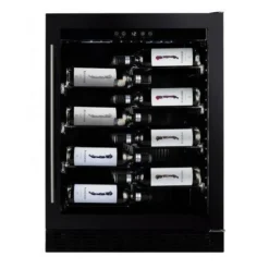 Dunavox Under Counter Wine Fridge - 600mm Black 40 Bottle - DAUF-40.138B