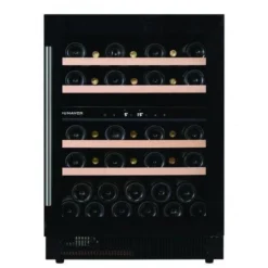 Dunavox Under Counter Wine Fridge - Dual Zone 600mm Black 39 Bottle - DAUF-39.121DB