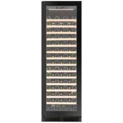 CELLA - 110 Bottle Single Zone Wine Cooler - FWS122S-BLACK