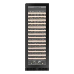 CELLA - 161 Bottle Single Zone Wine Cooler - FWS163-BLACK