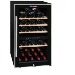 La Sommelière Wine Cooler - Dual Zone 480mm Black - ECS50.2Z