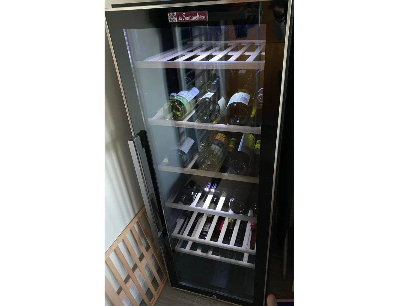 La Sommelière Wine Fridge - Dual Zone 480mm Black - ECS80.2Z - Image 2