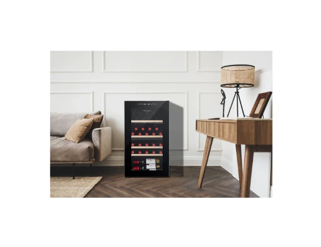 La Sommelière Wine Fridge - Dual Zone Black - SLS32DZBLACK - Image 2