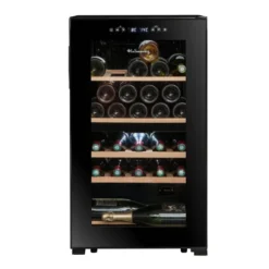 La Sommelière Wine Fridge - Dual Zone Black - SLS32DZBLACK