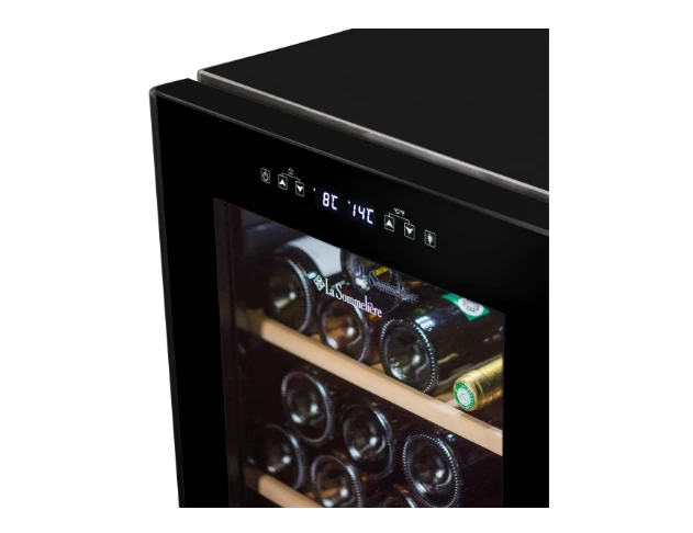 La Sommelière Wine Fridge - Dual Zone Black - SLS32DZBLACK - Image 5