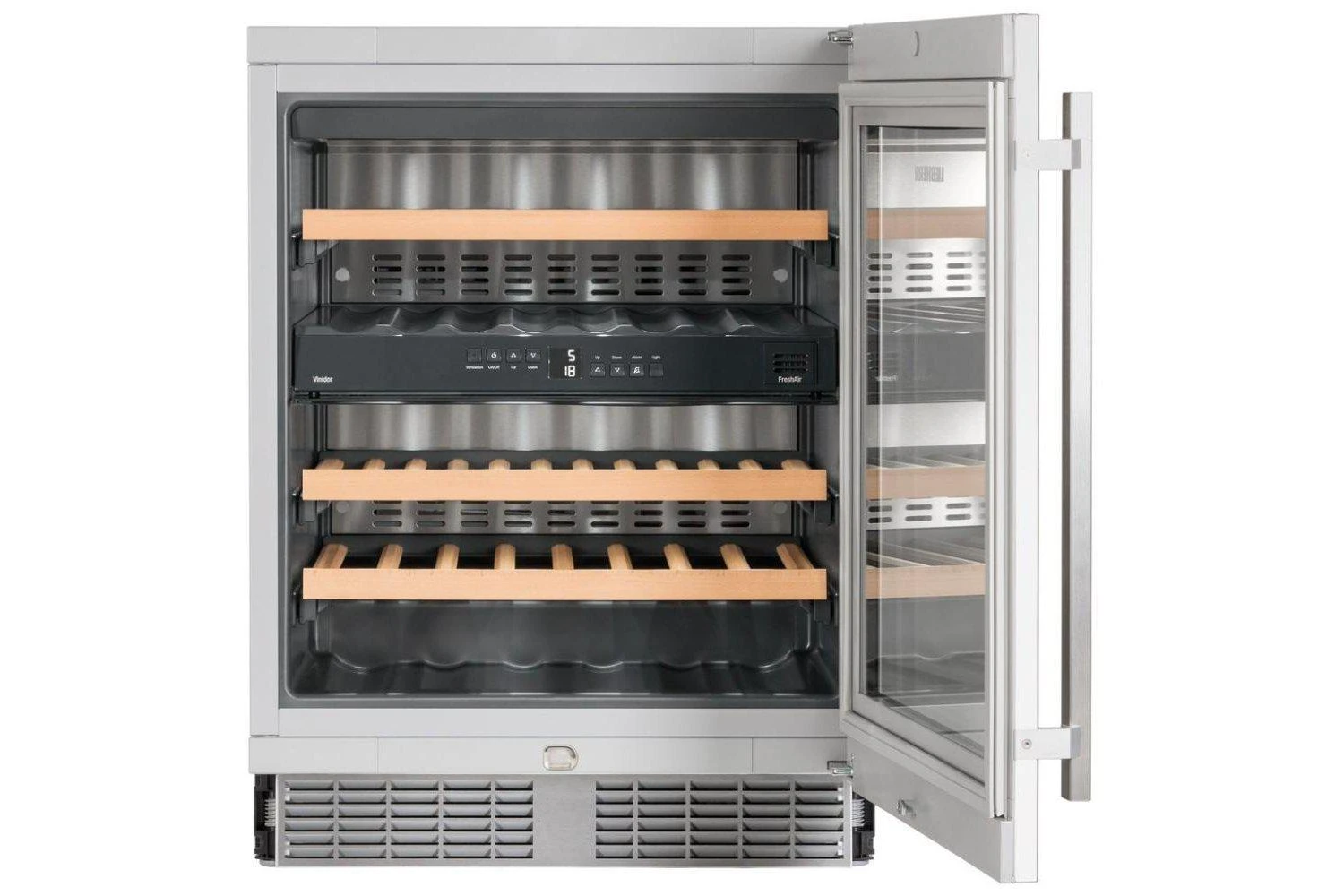 Liebherr Built In Wine Fridge - Dual Zone 600mm Stainless Steel - Wtes 1672 Vinidor - Image 3