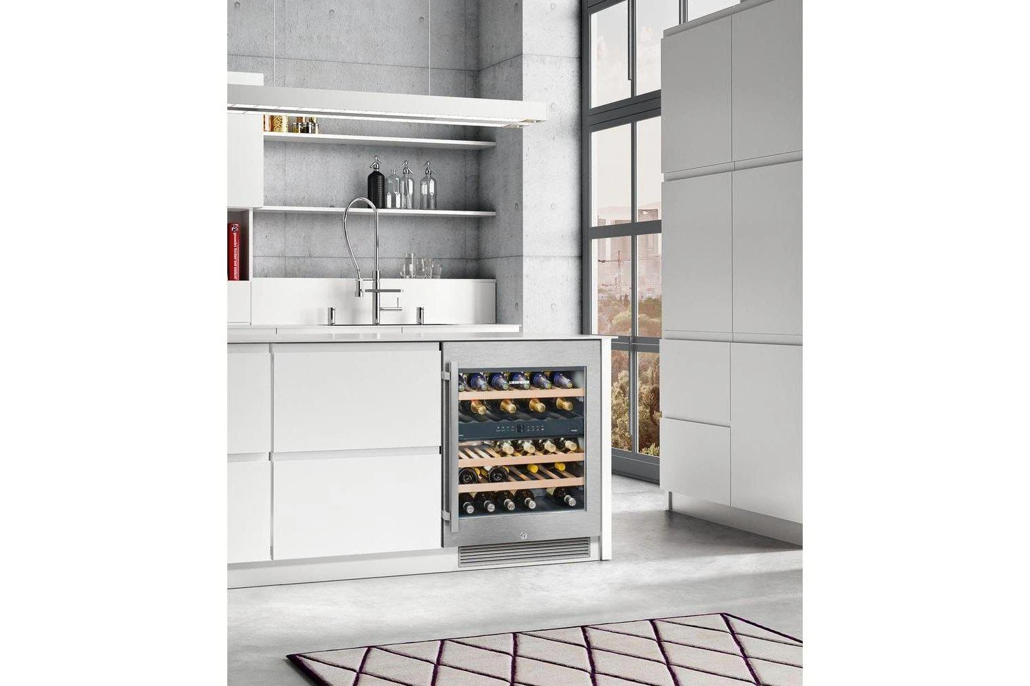 Liebherr Built In Wine Fridge - Dual Zone 600mm Stainless Steel - Wtes 1672 Vinidor - Image 4