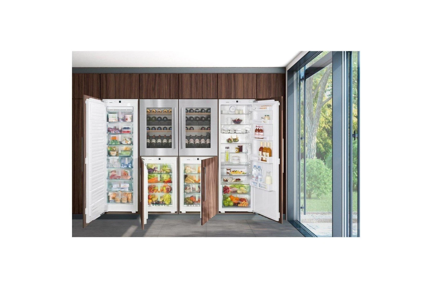 Liebherr Integrated Wine Fridge - Dual Zone 600mm Stainless Steel - EWTdf 1653 Vinidor - Image 4