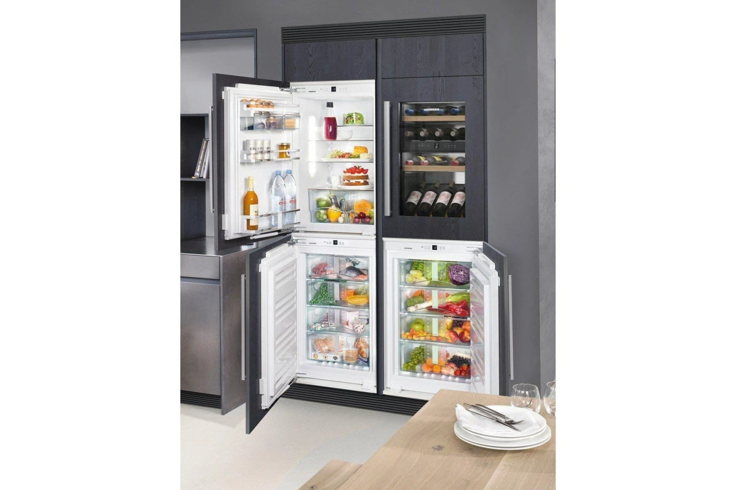 Liebherr Integrated Wine Fridge - Dual Zone 600mm Stainless Steel - EWTdf 1653 Vinidor - Image 7