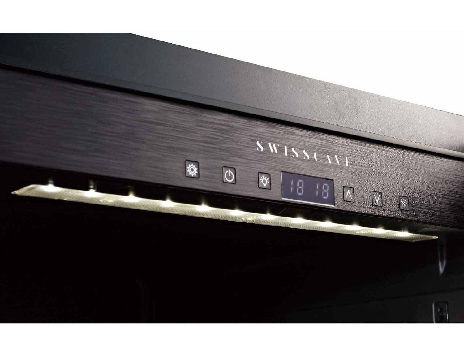 Swisscave Built In Wine Fridge - Dual Zone 600mm Black - WLB460DFL-MIX - Image 13