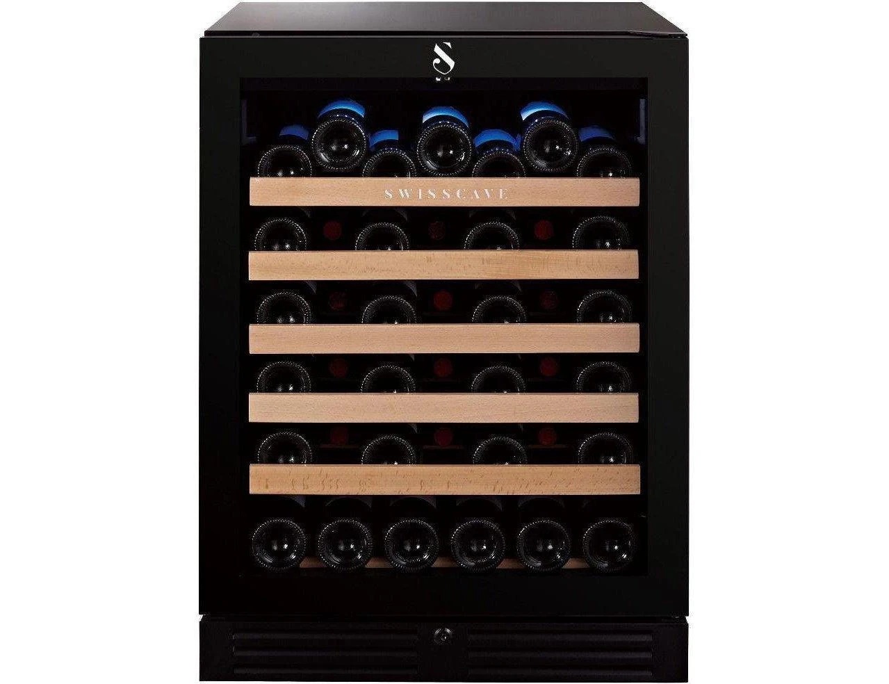 Swisscave Built In Wine Cooler - 600mm Black - WLB155F