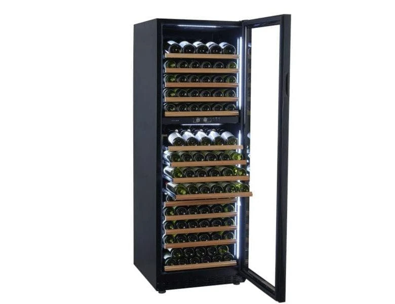 VIN GARDE Freestanding Dual Zone Wine Cooler - 600mm Black - POMMARD 160 - Image 2