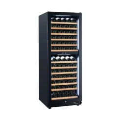VIN GARDE Freestanding Wine Cooler - Dual Zone 600mm Black - BEAUNE 149