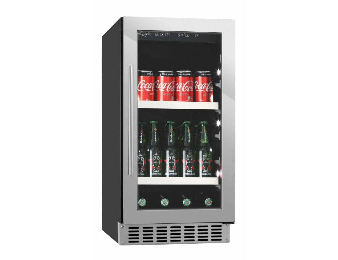 MQuvée Drinks Fridge - Built In 400mm Stainless Steel - Beer Server 40 - Image 3